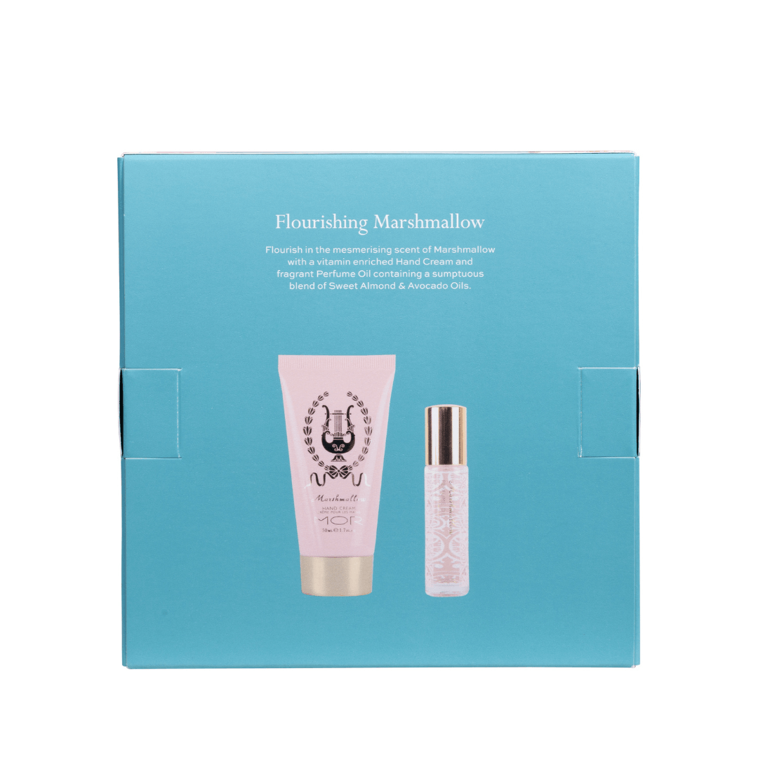 Gift Set - Mor Boutique - MOR Flourishing Marshmallow (Hand Cream, Perfume Oil) - The Gift Company