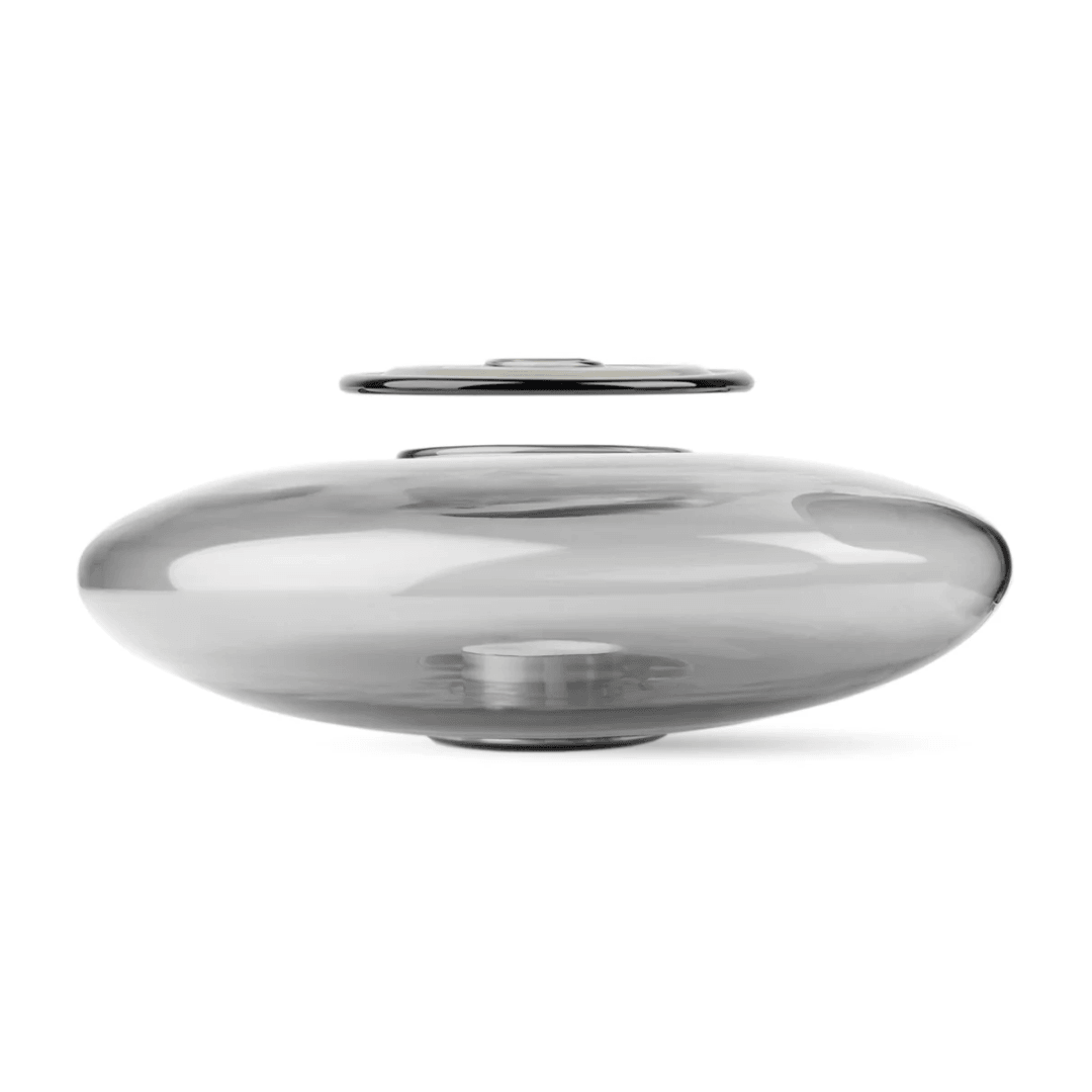 Glass Oil Burner - Studio Milligram - Studio Milligram Radiant Oil Burner Smoke - The Gift Company