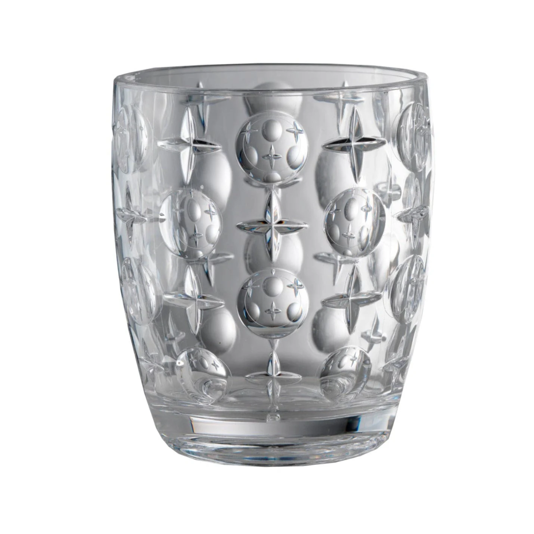 Glass Tumbler - Mario Luca Giusti - Mario Luca Giusti Super Star Tumbler Clear - The Gift Company