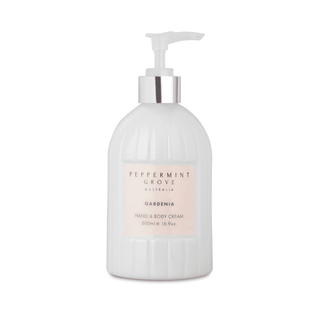 Hand & Body Cream - Peppermint Grove - Peppermint Grove Hand & Body Cream - Gardenia - The Gift Company