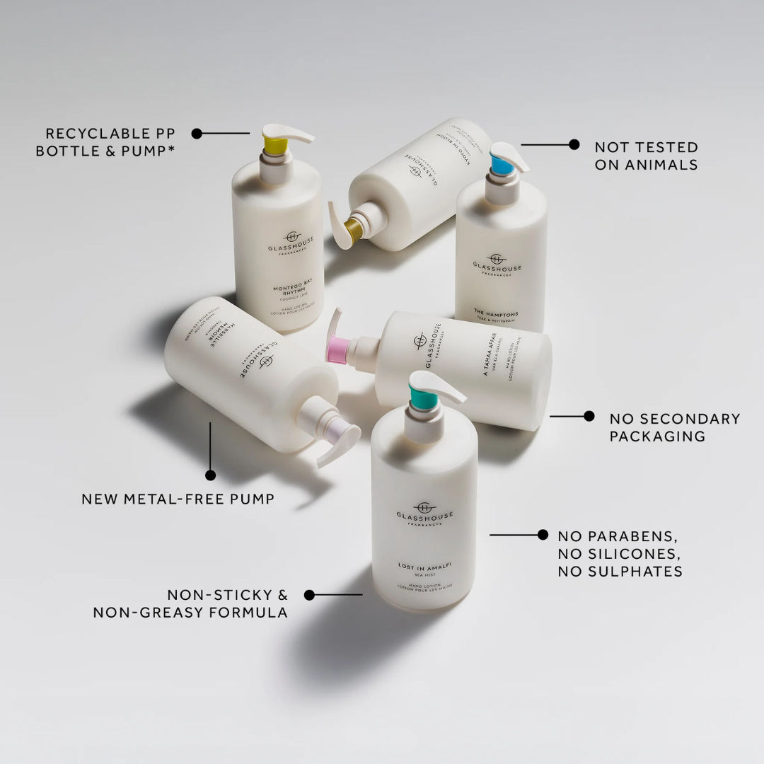 Hand & Body Lotion - Glasshouse - Glasshouse Fragrances A Tahaa Affair Vanilla Caramel Hand Lotion 450mL - The Gift Company