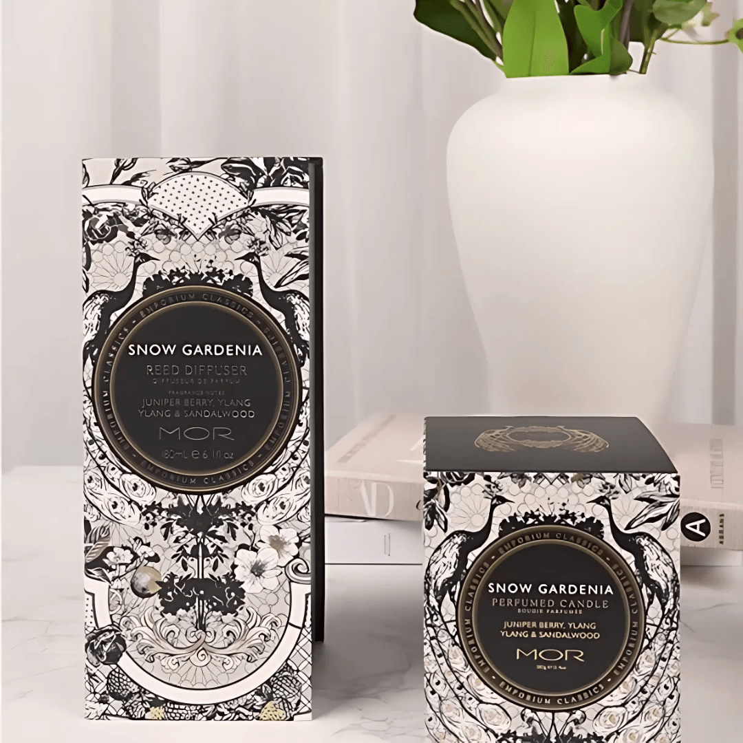 Hand & Body Lotion - Mor Boutique - MOR Snow Gardenia Reed Diffuser 40mL - The Gift Company
