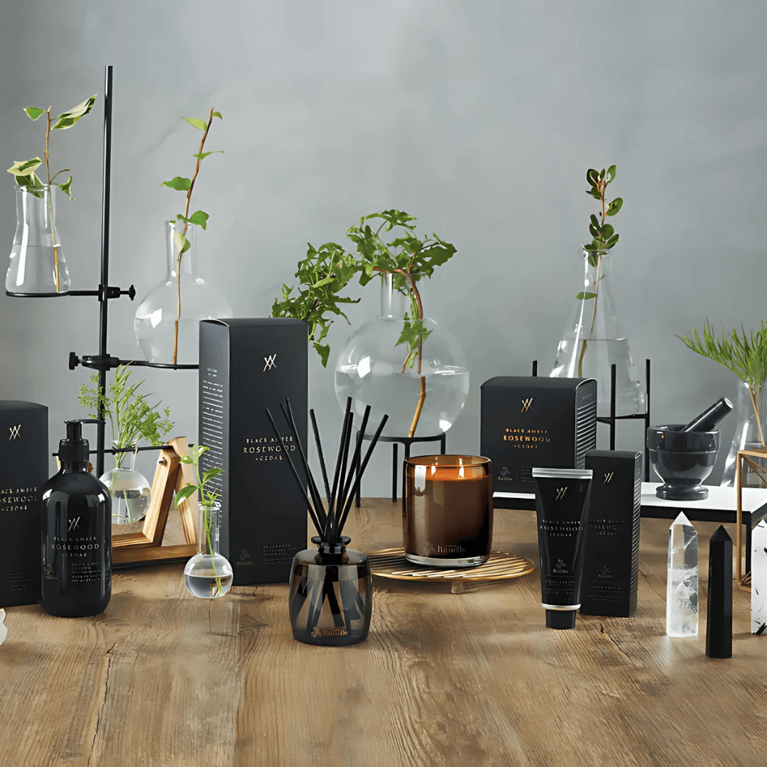 Hand & Body Lotion - Urban Rituelle - Urban Rituelle Black Amber, Rosewood & Cedar Hand & Body Lotion 500ml - The Gift Company