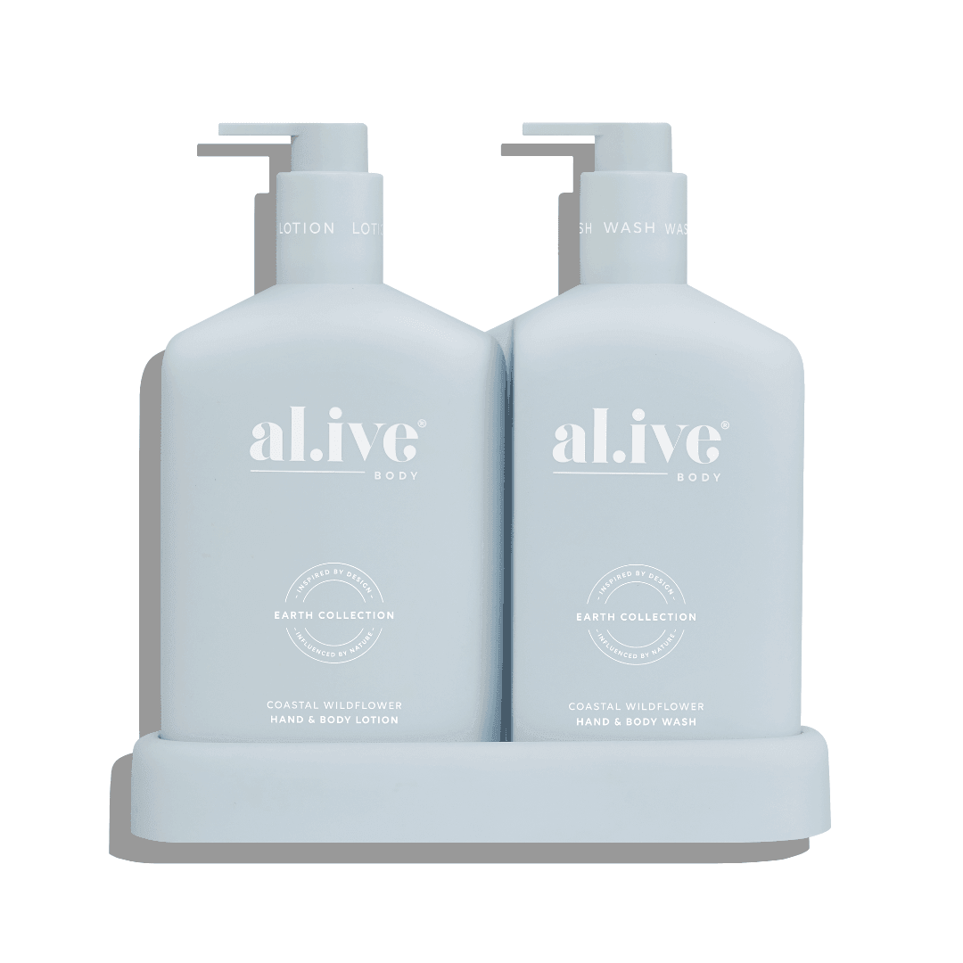 Hand & Body Wash - Al.ive - al.ive body Duo - Coastal Wildflower Hand Wash & Lotion - The Gift Company