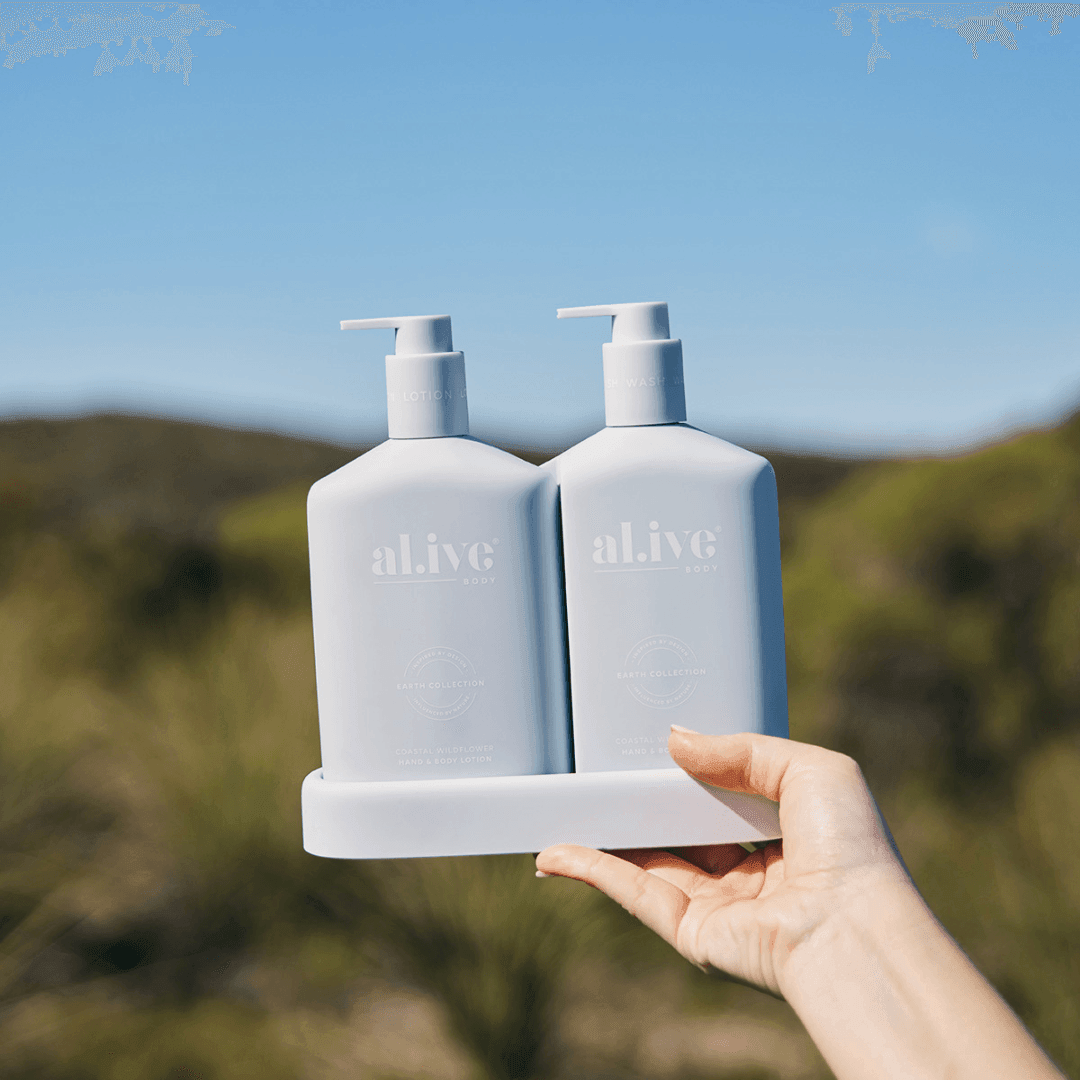 Hand & Body Wash - Al.ive - al.ive body Duo - Coastal Wildflower Hand Wash & Lotion - The Gift Company
