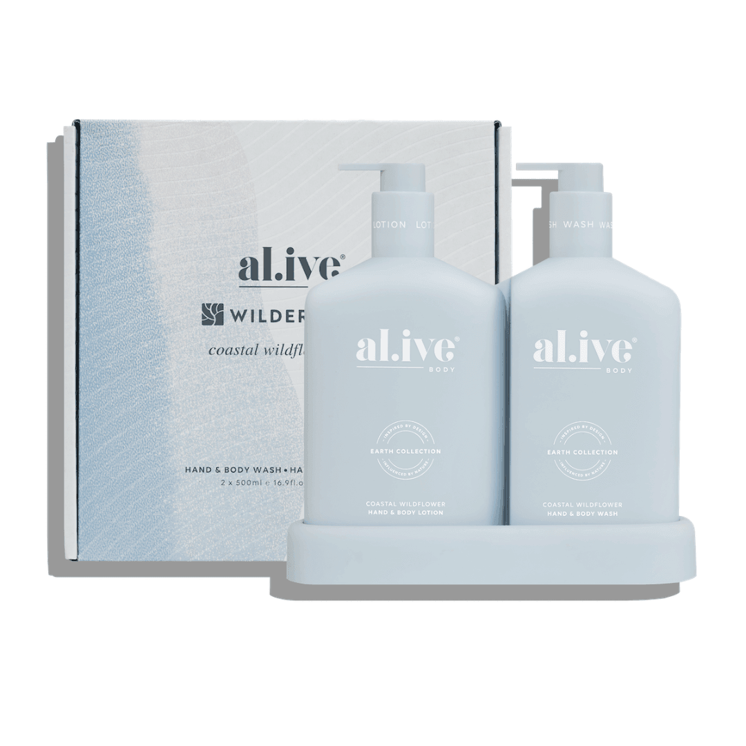 Hand & Body Wash - Al.ive - al.ive body Duo - Coastal Wildflower Hand Wash & Lotion - The Gift Company