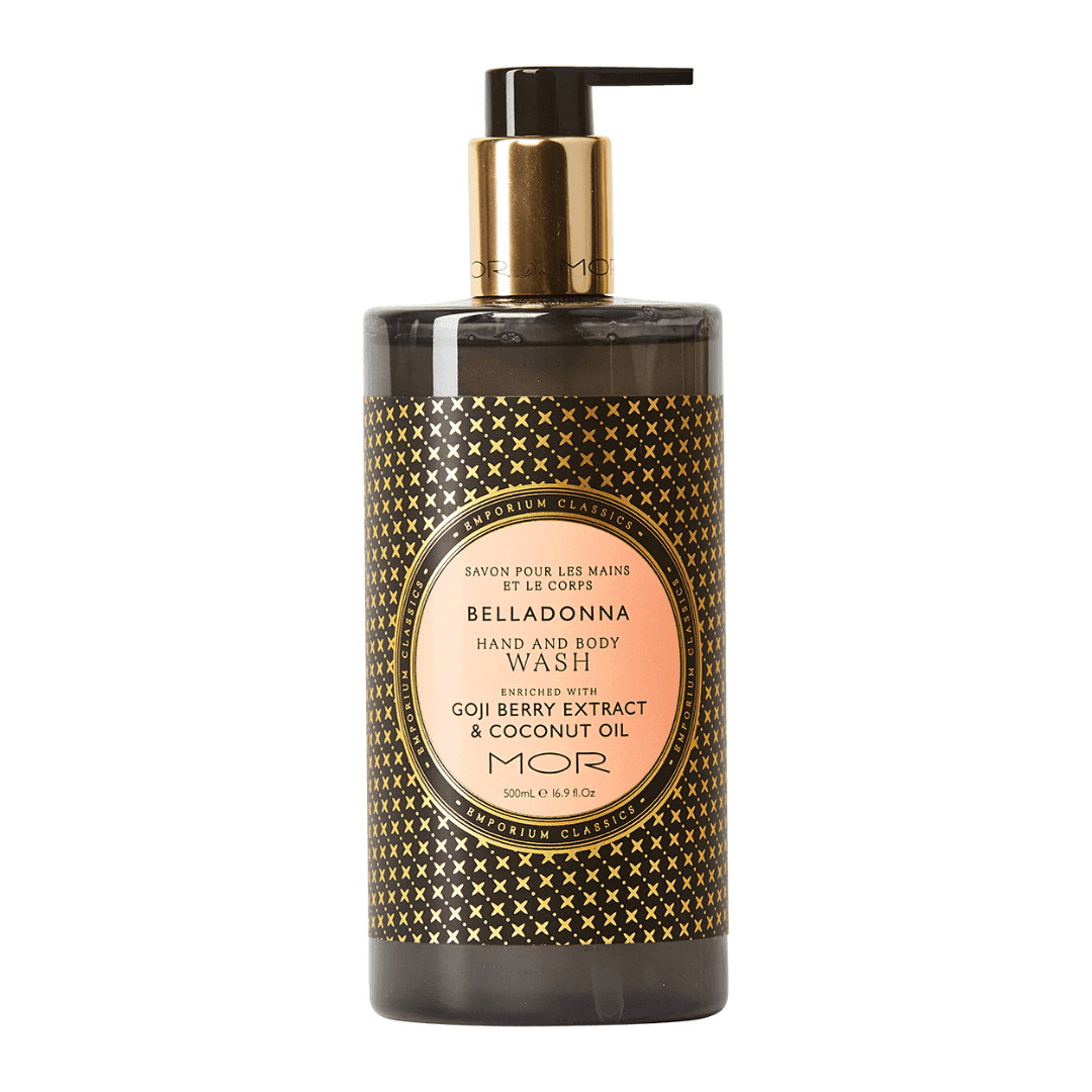 Hand & Body Wash - Mor Boutique - MOR Emporium Classics Collection Hand & Body Wash Belladonna 500mL - The Gift Company