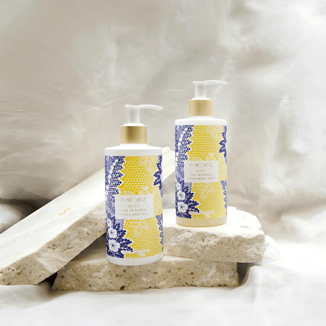 Hand & Body Wash - Mor Boutique - MOR Jardiniere Mint and Mimosa Hand & Body Wash 300mL - The Gift Company
