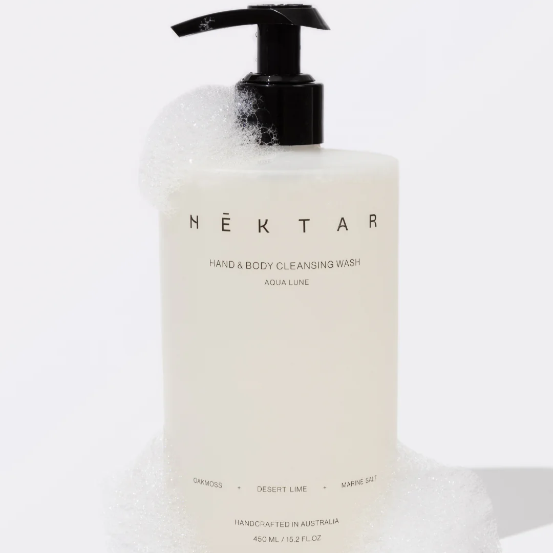 Hand & Body Wash - Nektar - Nektar Aqua Lune Hand & Body Cleansing Wash 450ml - The Gift Company