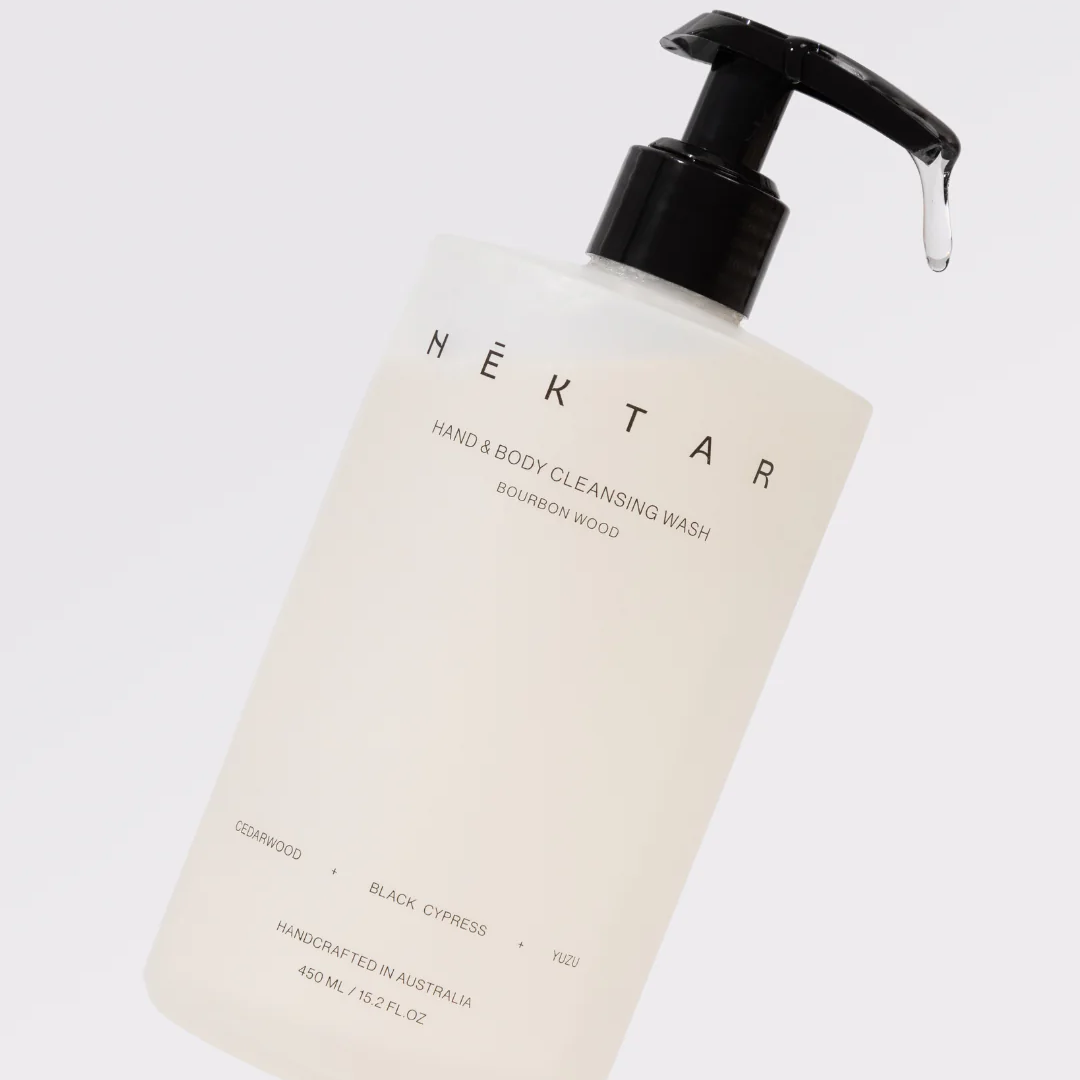 Hand & Body Wash - Nektar - Nektar Bourbon Wood Hand & Body Cleansing Wash 450ml - The Gift Company