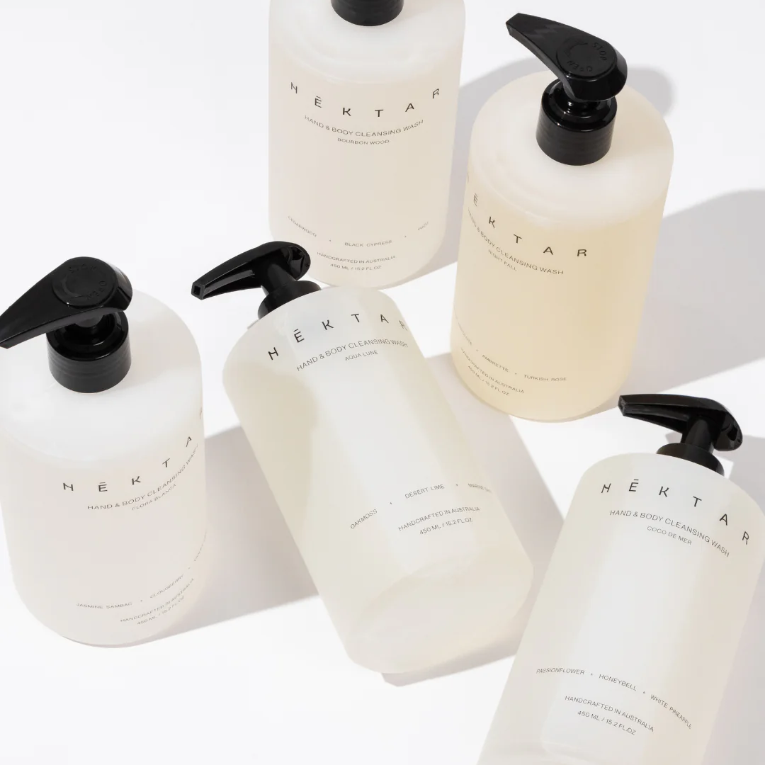Hand & Body Wash - Nektar - Nektar Bourbon Wood Hand & Body Cleansing Wash 450ml - The Gift Company