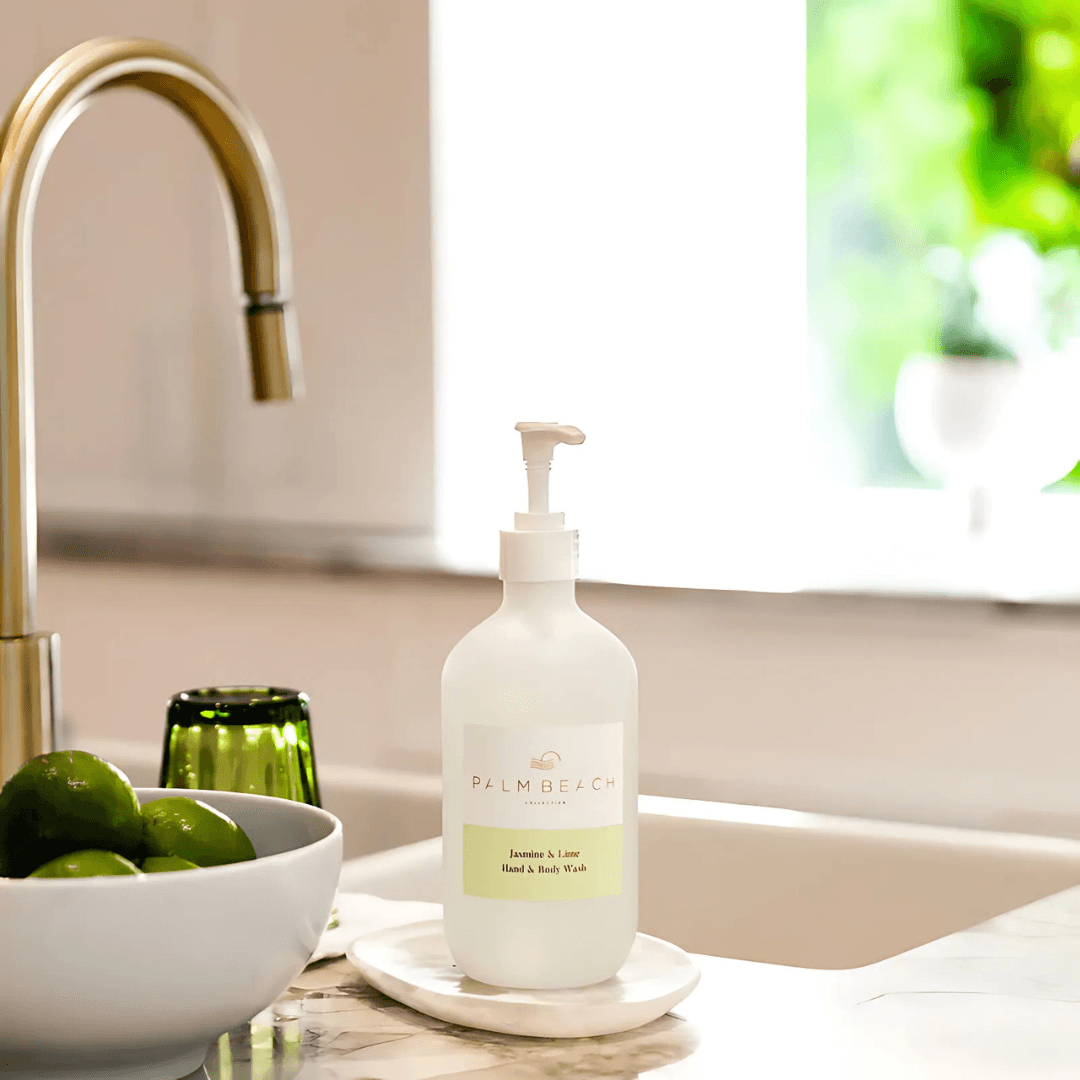 Hand & Body Wash - Palm Beach - Palm Beach Jasmine & Lime Hand & Body Wash 500mL - The Gift Company