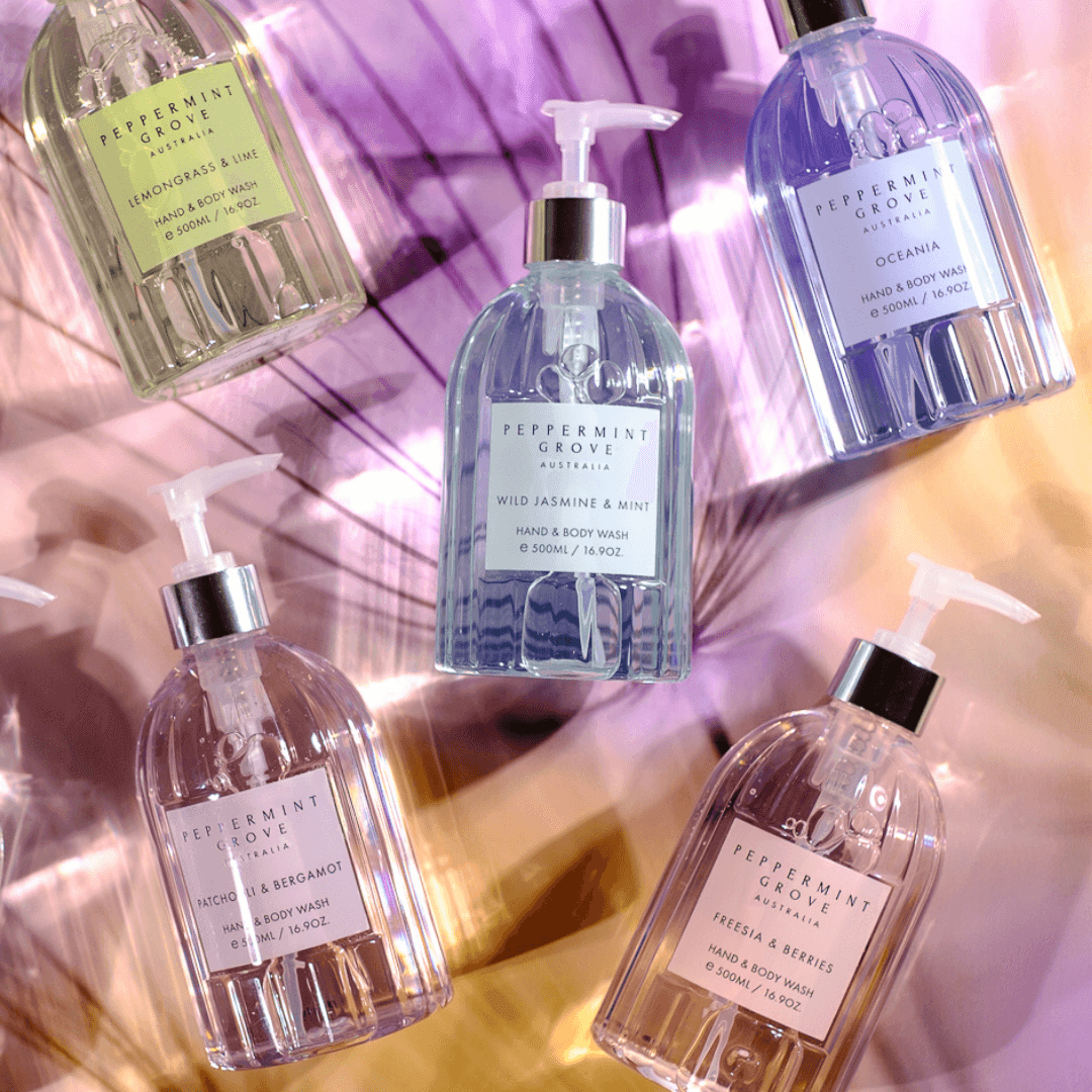 Hand & Body Wash - Peppermint Grove - Peppermint Grove Hand & Body Wash - Oceania - The Gift Company