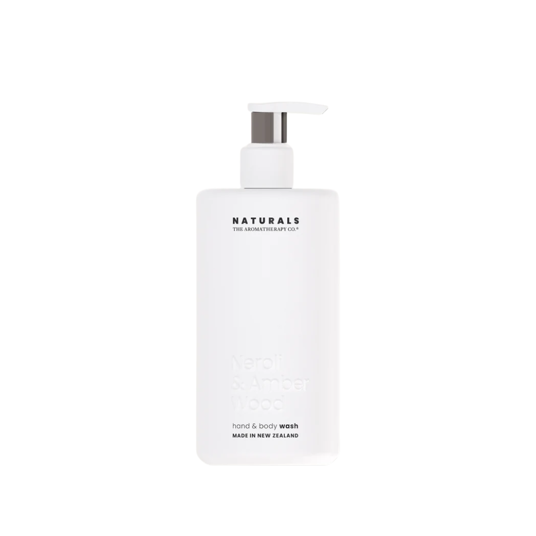 Hand & Body Wash - The Aromatherapy Co. - The Aromatherapy Co. Naturals Hand & Body Wash Neroli & Amber Wood 400mL - The Gift Company