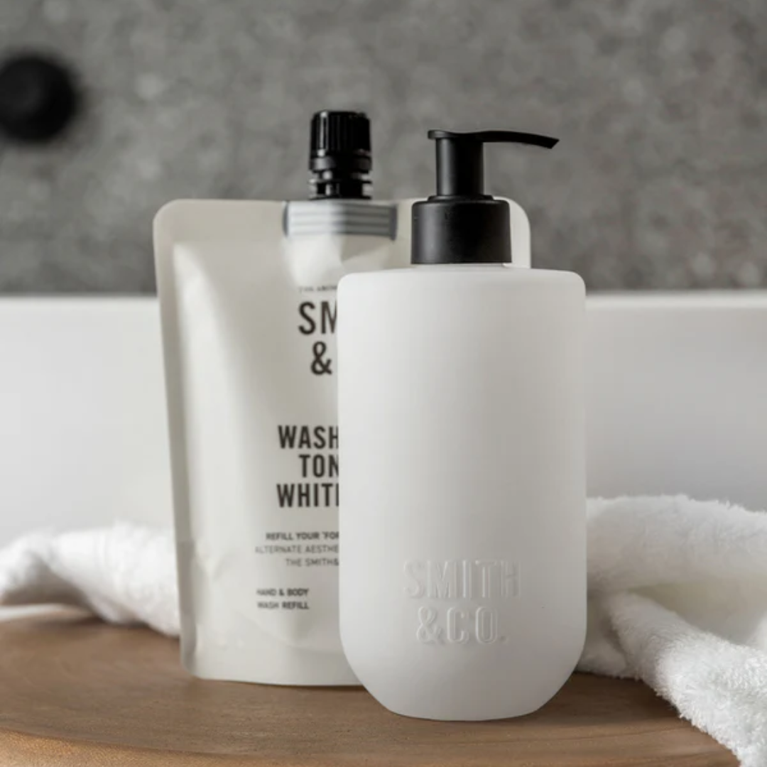Hand & Body Wash - The Aromatherapy Co. - The Aromatherapy Co. Smith & Co. Tonka & White Musk Hand & Body Wash Refill 400mL - The Gift Company