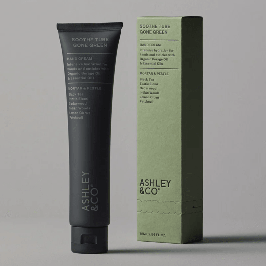 Hand Cream - Ashley & Co - Ashley & Co Soothe Tube Hand Cream Mortar & Pestle 75ml - The Gift Company