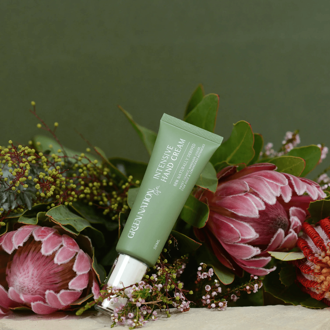 Hand Cream - Green Nation Life - Green Nation Life Intensive Hand Cream 50mL - Sweet Orange, Mandarin, Ginger - The Gift Company