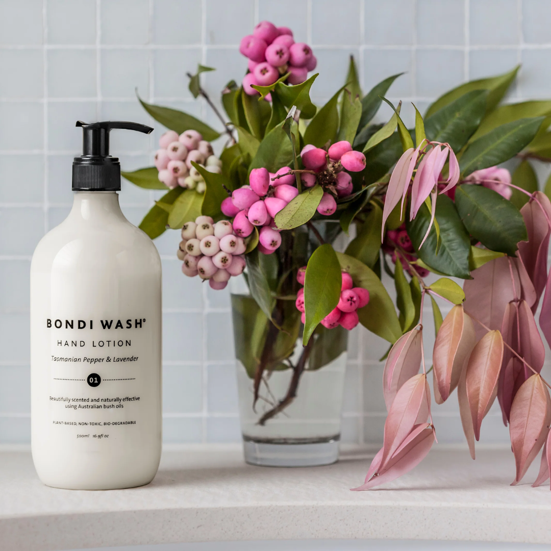 Hand Lotion - Bondi Wash - Bondi Wash Tasmanian Pepper & Lavender Hand Lotion 250ml - The Gift Company