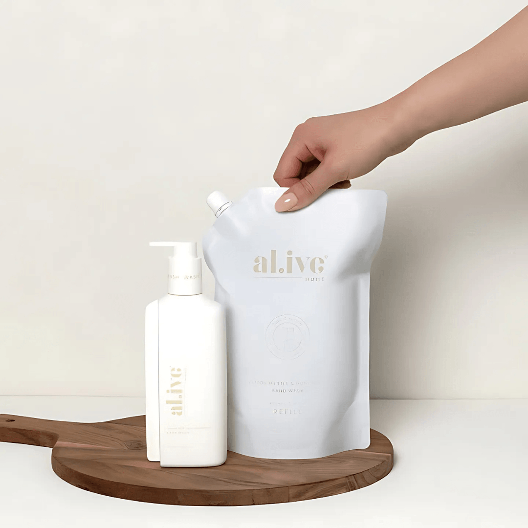 Hand Wash - Al.ive - al.ive Hand Wash Refill Lemon Myrtle & Honeydew 900mL - The Gift Company
