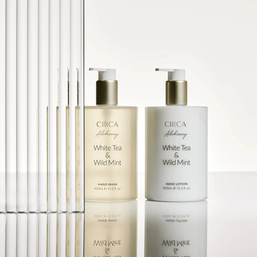Hand Wash & Hand Cream Duo - Circa - CIRCA Hand Wash & Hand Lotion Duo - White Tea & Wild Mint - The Gift Company