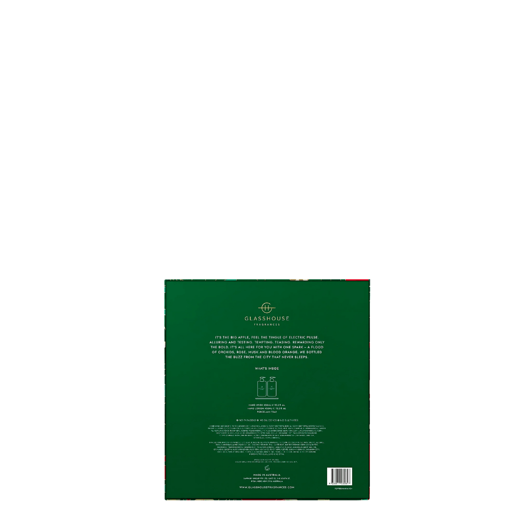 Hand Wash & Hand Cream Duo - Glasshouse - Glasshouse Fragrances I'll Take Manhattan Hand Care Duo - The Gift Company