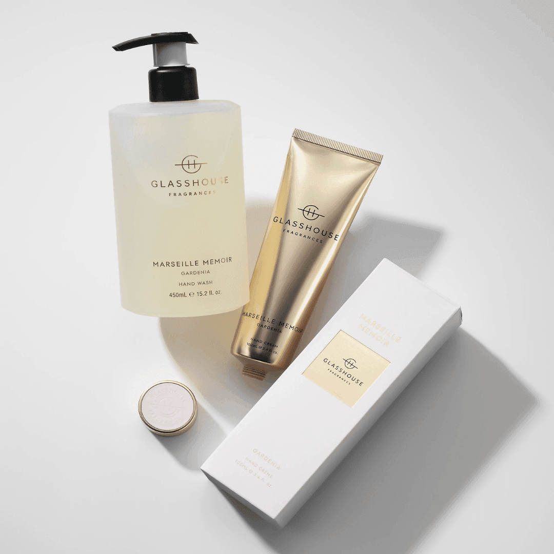 Hand Wash - Glasshouse - Glasshouse Fragrances Hand Duo Gift Set - Marseille Memoir - The Gift Company