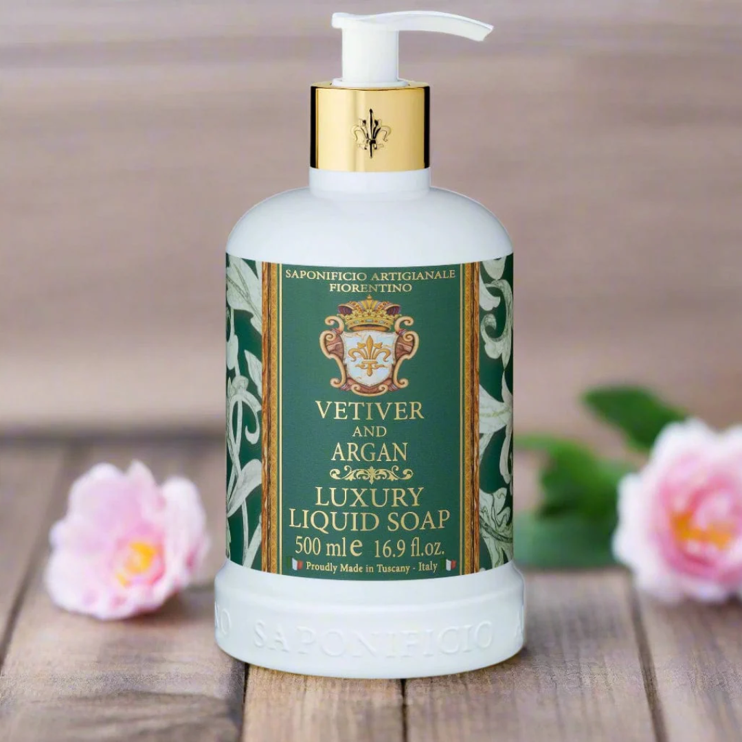 Hand Wash - Saponificio Artigianale Fiorentino - Saponificio Artigianale Fiorentino Hand Wash Vetiver & Argan 500mL - The Gift Company