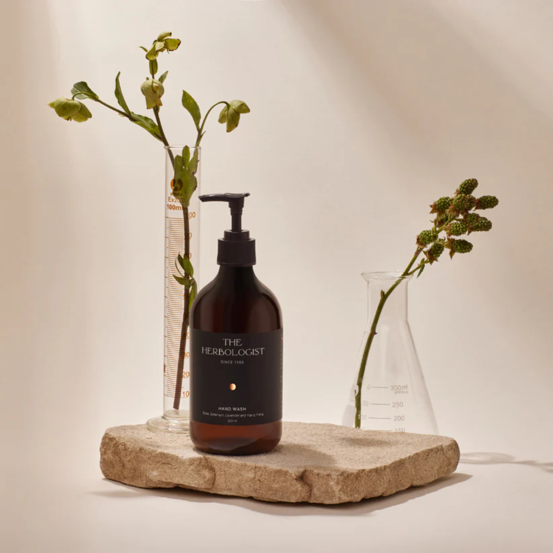 Hand Wash - The Herbologist - The Herbologist Rose, Geranium, Lavender and Ylang Ylang Hand Wash 500mL - The Gift Company