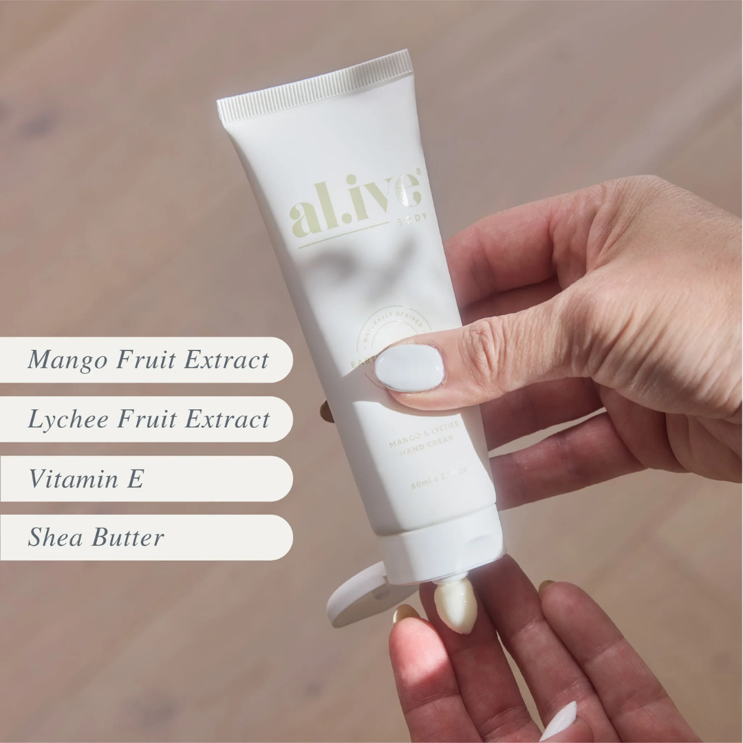 al.ive body Hand Cream Mango & Lychee 80mL