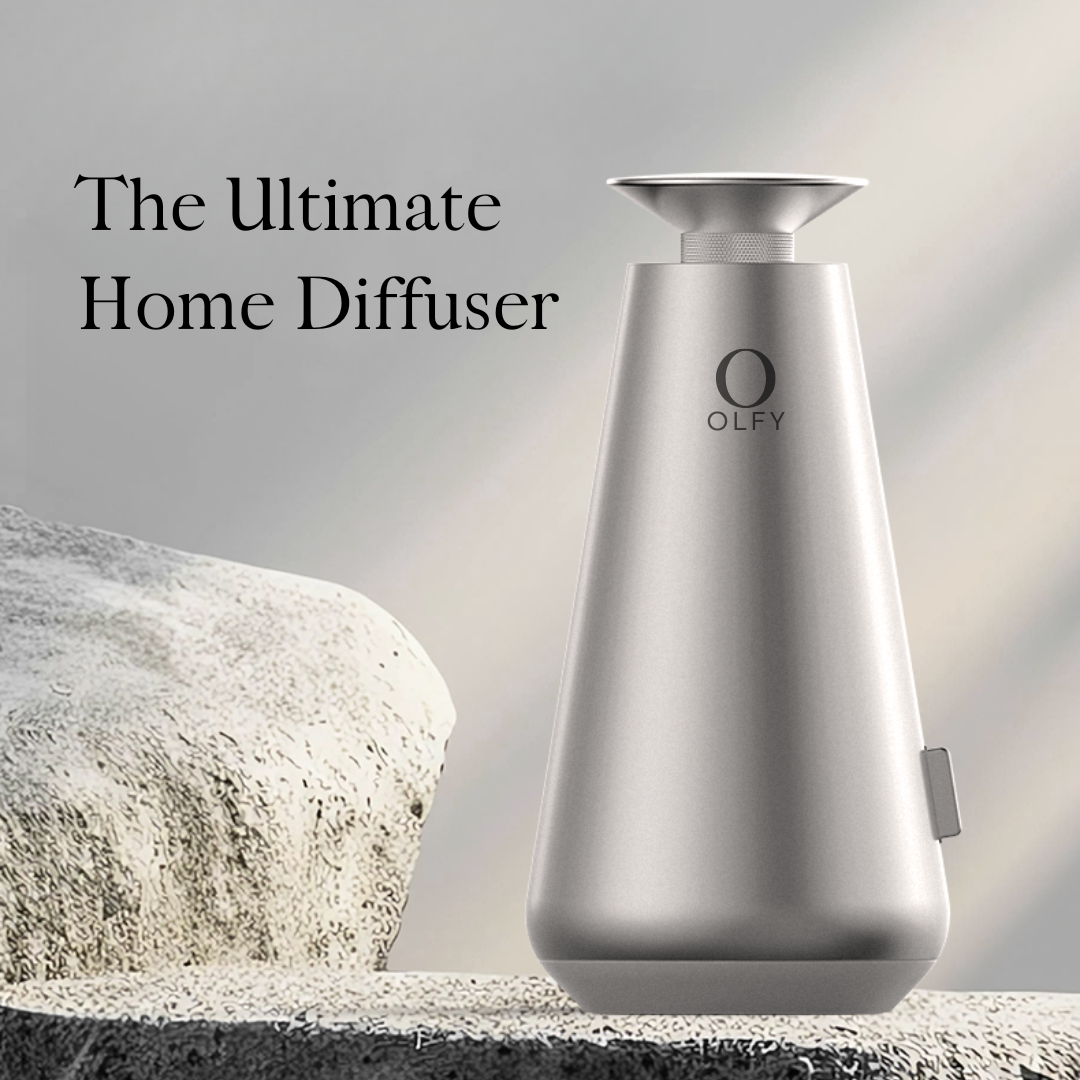 Home Diffuser - OLFY - OLFY Smart Home Diffuser – Aluminium Grey (DecoPRO) - The Gift Company