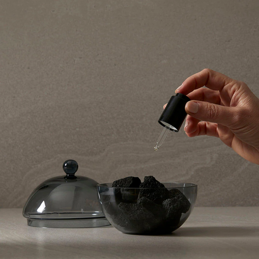 Lumira Noir D’Oud Sphera Lava Rock Home Fragrance Diffuser Set
