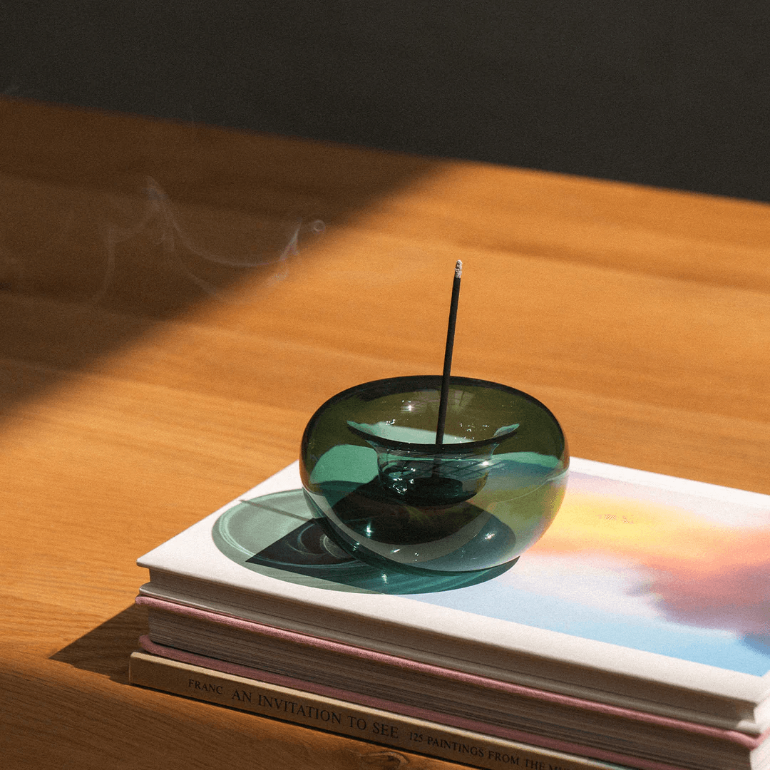 Incense Holder - Studio Milligram - Studio Milligram Orbit Incense Holder Teal (100mm) - The Gift Company