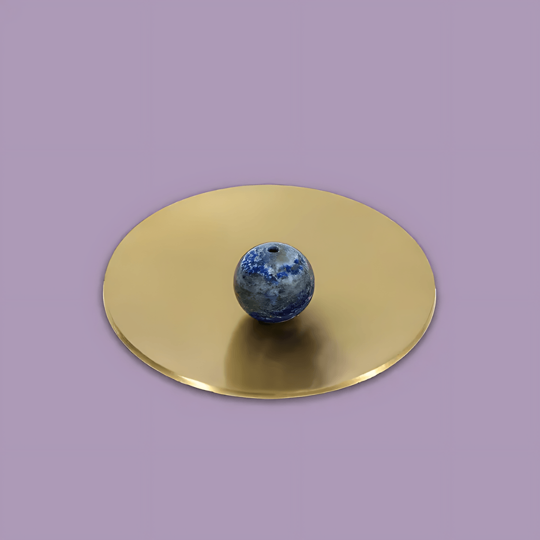 Incense - MAHŌ - MAHŌ Sensory - Hoseki Mari – Lapis Luzuli Crystal Incense Burner - The Gift Company
