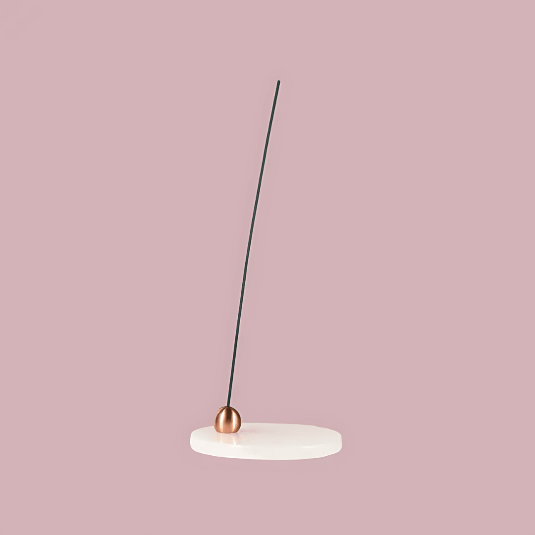 Incense - MAHŌ - MAHŌ Sensory - Hoseki Sara - Rose Quartz Crystal Incense Burner - The Gift Company