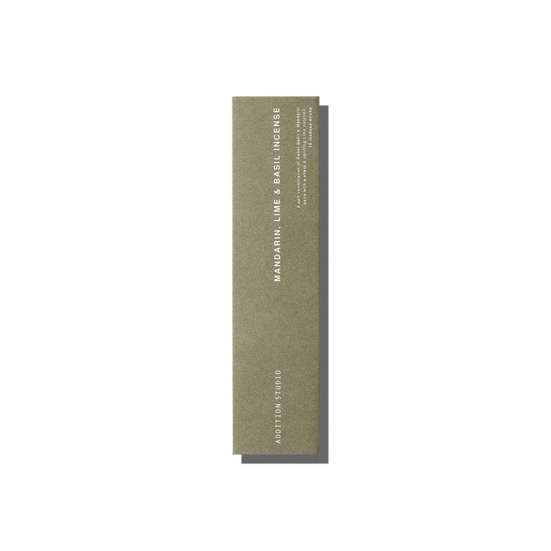 Incense Refill - Addition Studio - Addition Studio Mandarin, Lime & Basil Incense Refill Envelope - The Gift Company