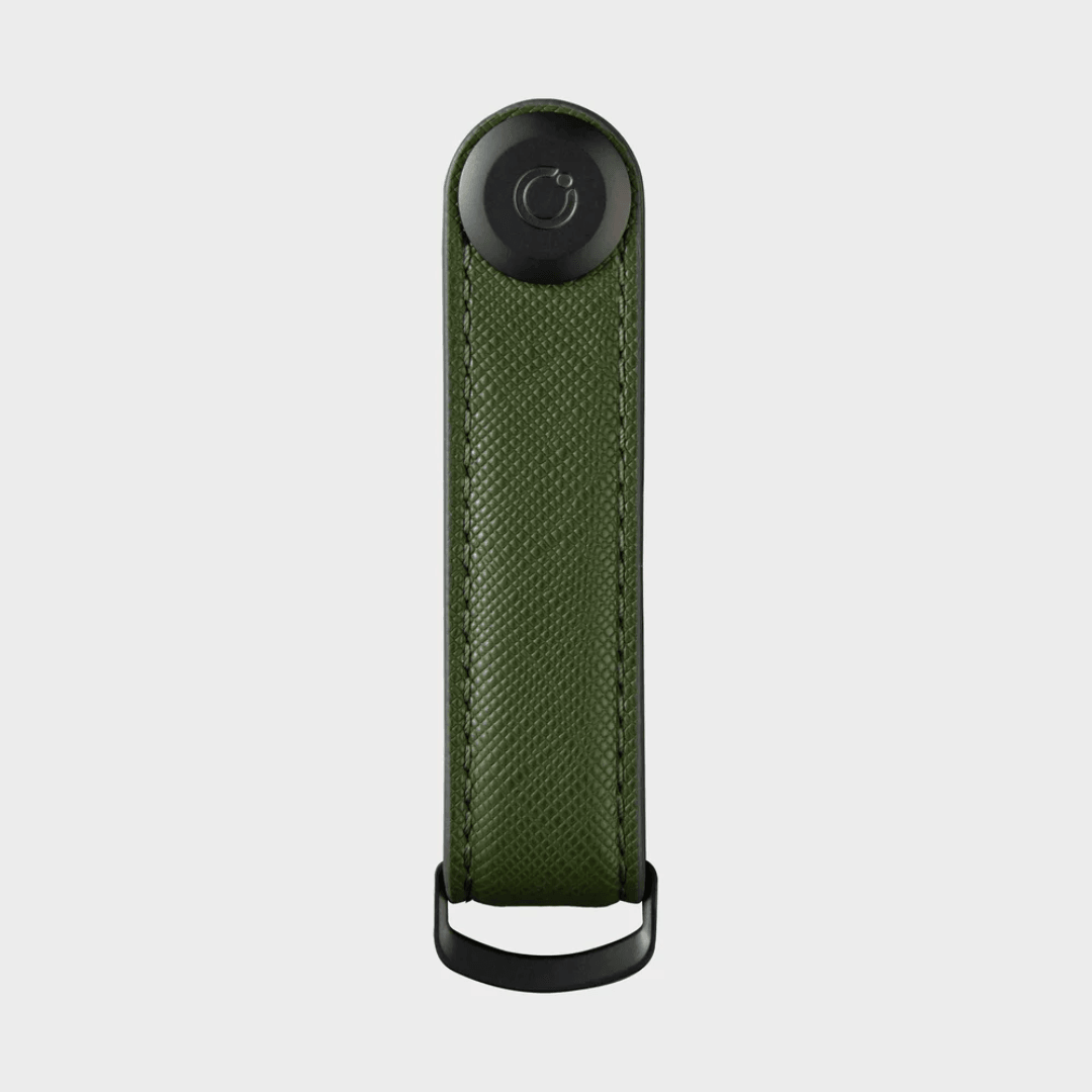 Key Organiser - Orbitkey - Orbitkey - Key Organiser Saffiano Olive - The Gift Company