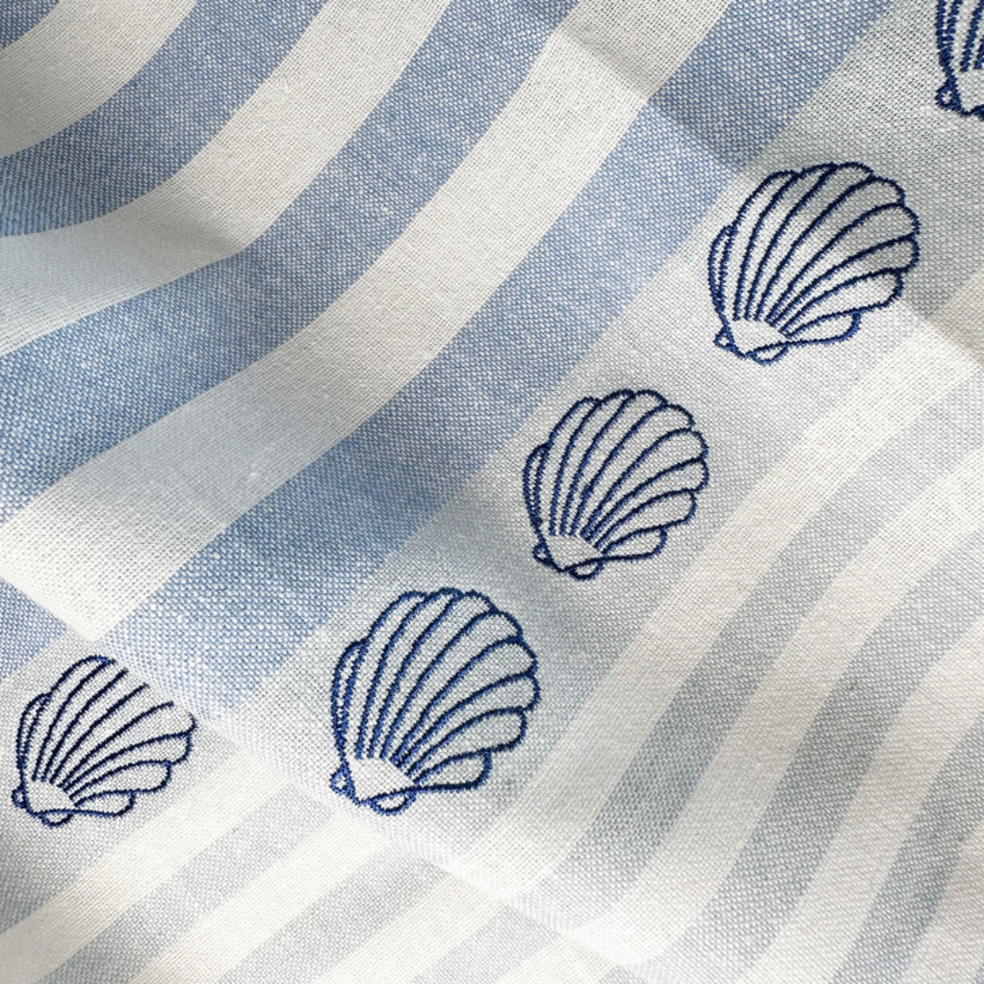 Kitchen Towel - Grubentuch - Grubentuch German Quality Tea Towels Ocean Shell - The Gift Company