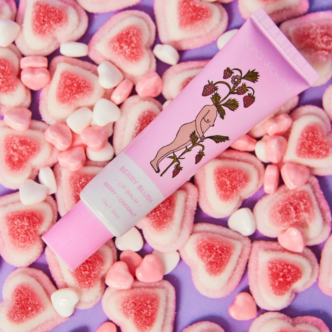 Lip Balm - BOPO Women - Bopo Women Berry Blush Lip Balm 15g - The Gift Company