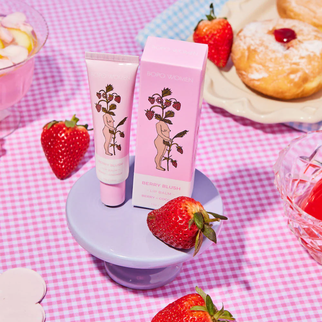 Lip Balm - BOPO Women - Bopo Women Berry Blush Lip Balm 15g - The Gift Company