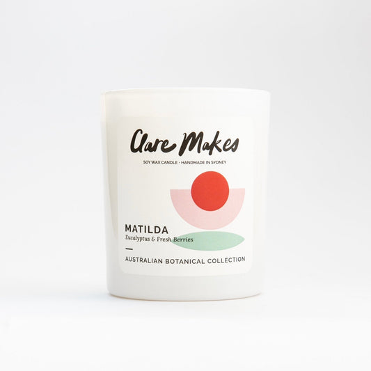 Clare Makes Matilda Eucalyptus & Fresh Berries Reed Diffuser 200mL – Clare Makes product and lifestyle image 2