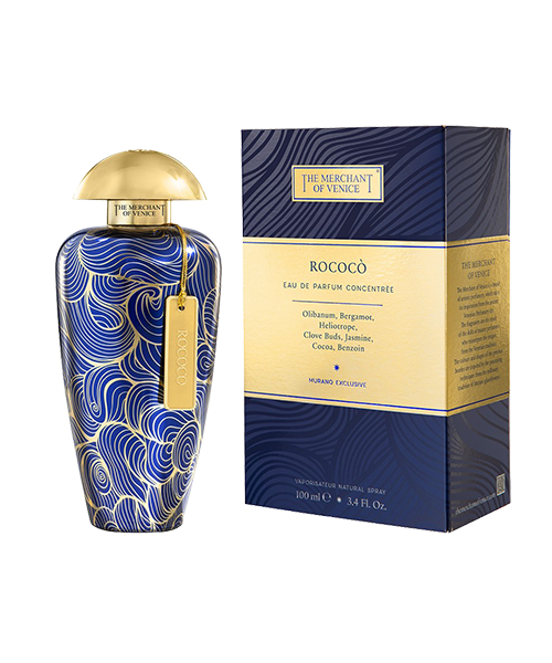 The Merchant of Venice Rococo Concentree Eau de Parfum 100mL bottle and box