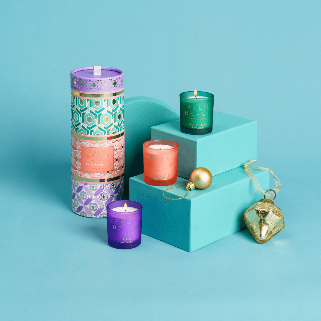 Mini candles - Palm Beach - Palm Beach Candle Trio Collection - The Gift Company