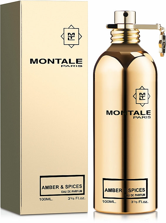 Montale Amber & Spices Eau de Parfum 100mL bottle and box