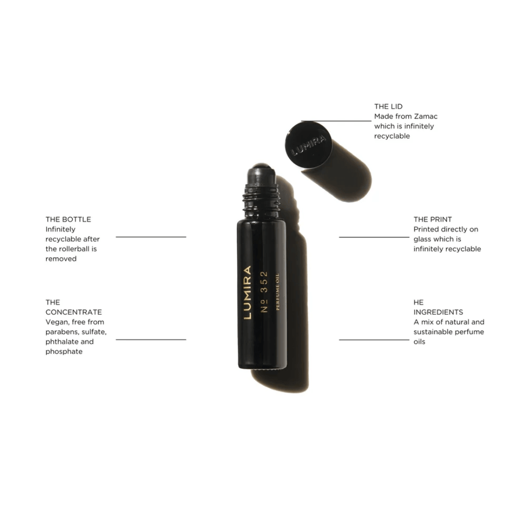 Perfume Oil - Lumira - Lumira No352 Leather & Cedar Perfume Oil 10mL - The Gift Company