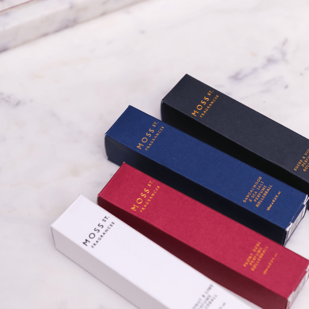 Perfume Rollerball - Moss St Ceramics - MOSS ST Sandalwood & Sea Salt Perfume Rollerball 10ml - The Gift Company