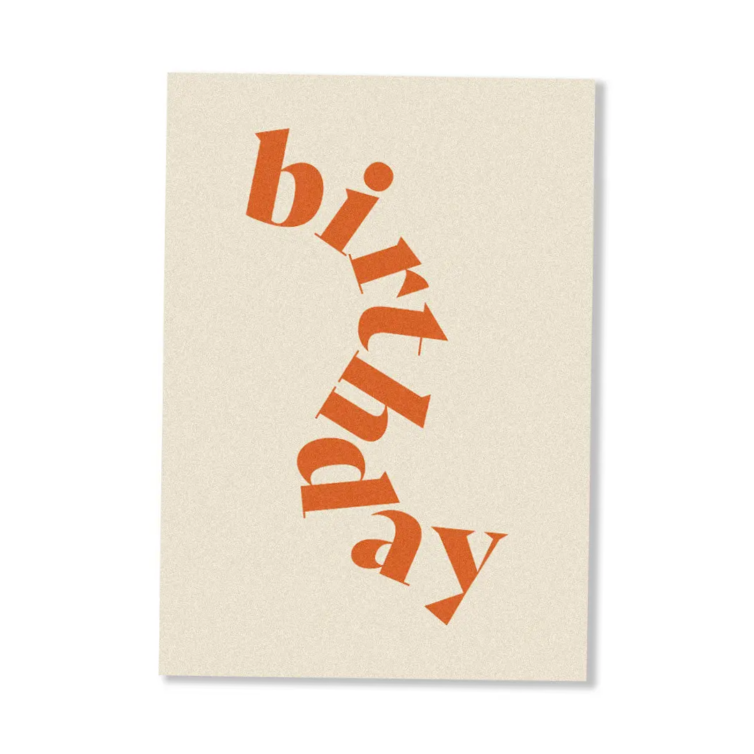 Personalised Gift Card - CARDBOARD - CARDBOARD Greeting Card Birthday. - The Gift Company