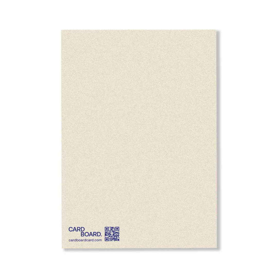 Personalised Gift Card - CARDBOARD - CARDBOARD Greeting Card Birthday. - The Gift Company