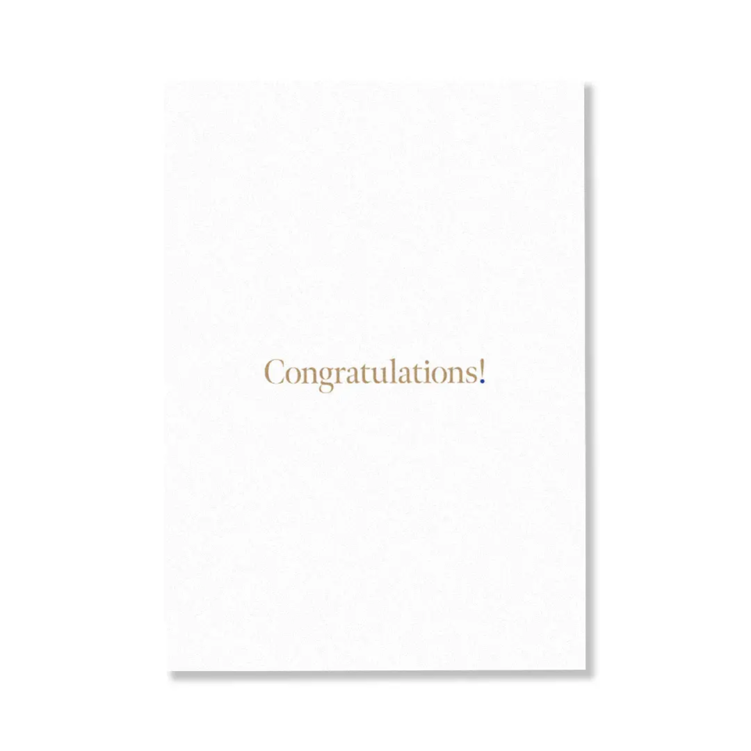 Personalised Gift Card - CARDBOARD - CARDBOARD Greeting Card Congratulations! - The Gift Company