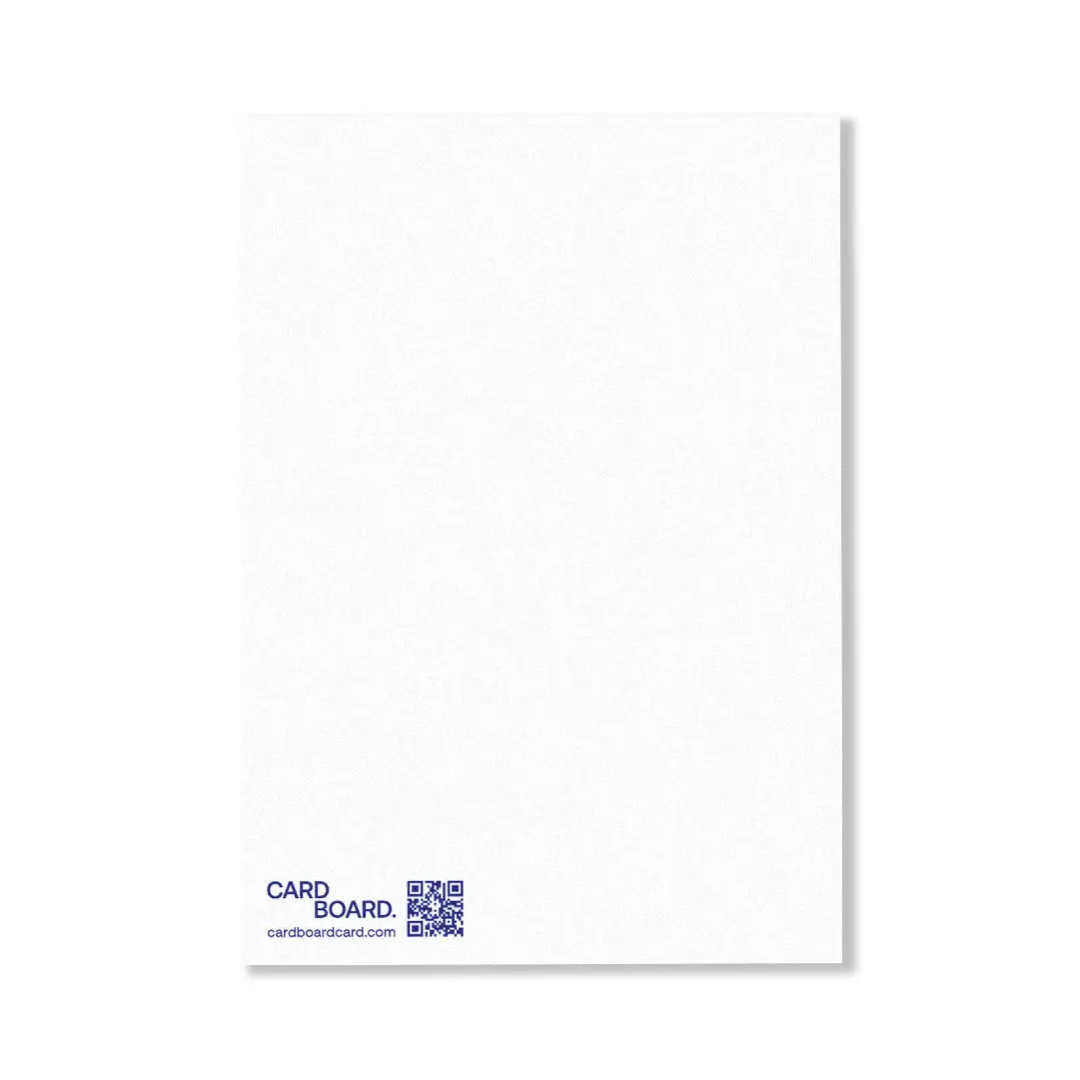 Personalised Gift Card - CARDBOARD - CARDBOARD Greeting Card I Heart You. - The Gift Company