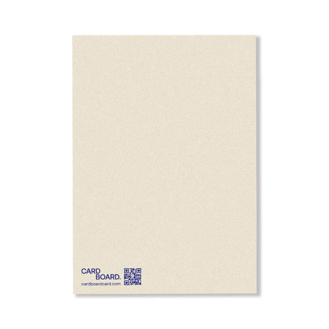 Personalised Gift Card - CARDBOARD - CARDBOARD Greeting Card Thank You. - The Gift Company